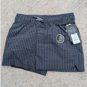 Art Class Swim Trunks Kids XS 4/5 Black NWT Striped Board Shorts Drawstring